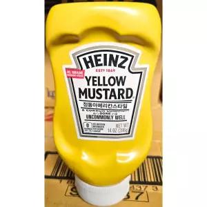 옐로우 머스타드 396g X12 터드 소스 양념 겨자 음식 요리