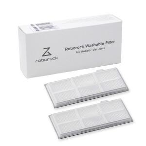 S8 S7 MaxV Ultra 시리즈용 호환 Roborock 액세서리 세척 가능 필터x2