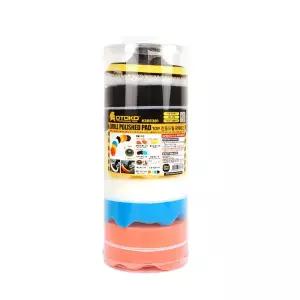 전동 드릴 광택 패드 10P 세트 연마 폴리셔 기패드