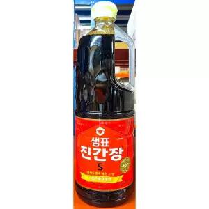 진간장S 1.7L X6 조미료 맛있는 소스 업소용 식자재 유통 가게용 식당용 음식 조리 주방 요리 대용량