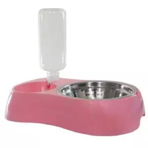 도기프랜드 멍이 냥이 반자동 급수식기 핑크 애견 애묘
