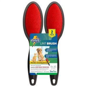 트윙코 맥스 보풀 브러시, 제거제, 반려동물 털 의류 매직 제거제 시트 및 카펫 청소 양면 재사용 가능, 롤러 리필 필요 없음.