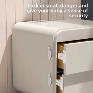 더블 핸들 냉장고 문짝 닫힘 클립 디자인 수리용 접착 잠금 장치 드릴링 필요 없음