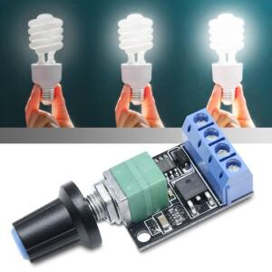 고선형성 5V 9V 12V 10A PWM DC 모터 속도 컨트롤러 LED 조광기 디밍 모듈 가변 레귤레이터 제어 스위치