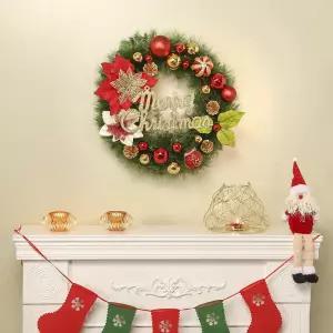 50cm 원형 리스 크마스리스 트리 오너먼트 트리볼 장식볼 장식품 소품 인형 크마스 크마스용품 성탄용품