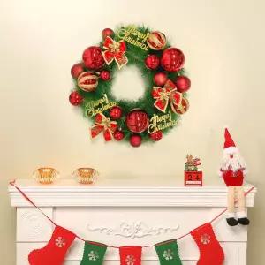 40cm 원형 리스 벽장식 트리 크마스리스 오너먼트 트리볼 트리품 소품 장식품 인형 크마스 크마스용품 성탄