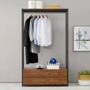 [하프클럽/셀러허브]아미띠에 바틴올 1200 2단 서랍 시스템 행거