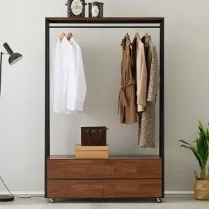 [하프클럽/셀러허브]아미띠에 아델 1200 2단 서랍 시스템 행거