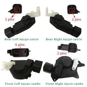 문짝 잠금 액추에이터 Toyota Corolla Will Ipsum Verso 69110-12080