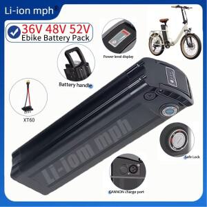 18650 48V 36V 52V 21Ah 실버 피쉬 대용량 리튬이온 배터리 팩 350W 1000W 모터용