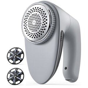 바이모어 패브릭 면도기, 보풀 제거기 의류 및 가구용 스웨터 면도기(6잎 칼날, 65mm 메쉬, 2날 추가)