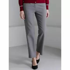 [하프클럽/아날도바시니](아날도바시니) 세미부츠컷 우븐팬츠(AW10PT41W)