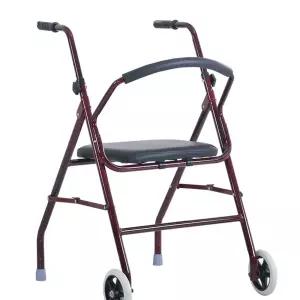 휴대용 경량 보행기 할머니 보행 바퀴 접이식 노인 보행기 좌석