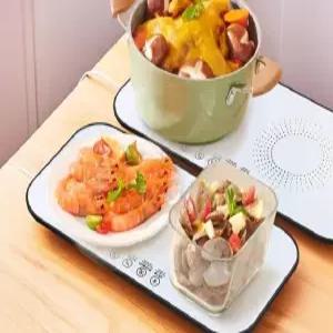 실리콘 보온 식탁 매직 다이닝 매트 플렉서블 푸드 온열 워머 음식워머