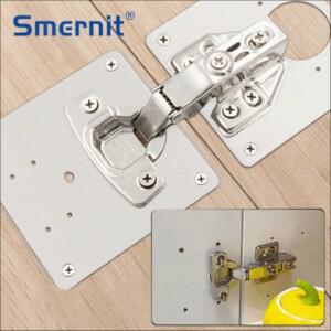 부엌 캐비닛 문 경첩 수리 플레이트 스테인레스 스틸 찬장 서랍 창 가구 키트 피팅