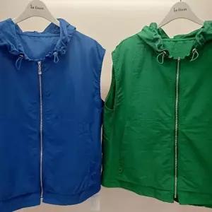 [셀러허브 1]Latium HC06 구김 없고 품넉넉한 큰주머니 후드 스트링 집업조끼  T2623vt03 (48505291)