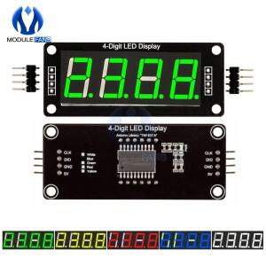 아두이노 DIY LED 디스플레이 모듈 TM1637 4 자리 표시기 레드 그린 블루 옐로우 화이트 0.56 인치