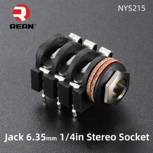 Neutrik‘s REAN TRS 오디오 스테레오 소켓 NYS215 PCB 직접 정렬 마이크 암 리셉터클 커넥터 6.35mm 1/4