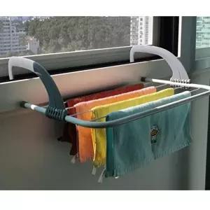 창문건조대 베란다 창틀 걸이형 간이 빨래 건조대 빨래대 수건 운