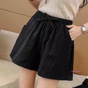 3부 반바지 허리밴딩 홈웨어 데일리 여름ssu458