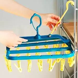 속옷 접이식 미니 빨래 건조대 옷걸이 빨래집게 빨래옷걸이