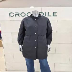 [크로커다일레이디]변형 소매 코트 CLFMCT102-BK_BP