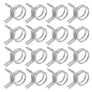 연료 라인 호스 튜브 용수철 클립 클램프 모음 키트 바이크 오토바이 스쿠터 ATV용 세트당 10개 5mm-12mm