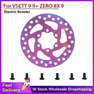 120mm 6 홀 디스크 브레이크 로터 범용 VSETT 9 + ZERO 8X9 전기 스쿠터 나사가있는