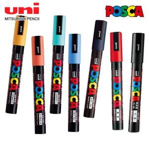 1pcs 일본 UNI POSCA 마커 PC-1M/3M/5M 아크릴 낙서 펜 방수 DIY Stackable 컬러 아트 페인팅 학교 용품