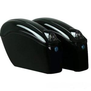 슈퍼커브 사이드 백 바이크 박스 가방 탑 블랙 한쌍 유광 할리 리어