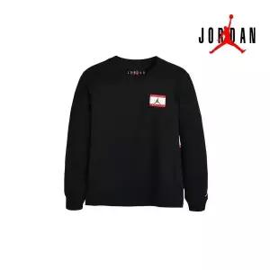 매장정품 조던 AJ라벨 긴팔티셔츠 블랙 3-7세 N253TS158P 264786