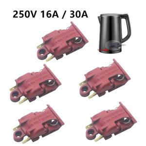 전기 주전자 전원 스위치 16A 250V 온도 조절기 범용 액세서리 압력 점프 플라스틱 + 금속