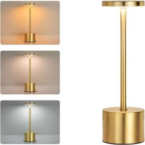 LED 클래식 테이블 램프 USB 충전식 야간 조명 무단계 조광 터치 데스크 3색 침대 옆 바 호텔 장식