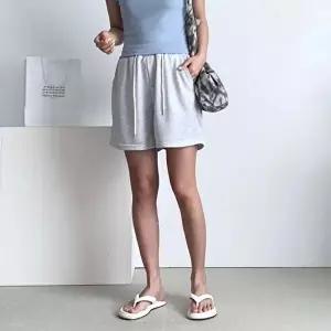 여자카고바지 심플 데일리 여성 4부 무지 베이직 밴딩 반바지