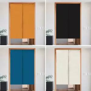 커튼 주방 노란색 거실 보라색 작은창 베란다 단색 하프 창문 베이지 커텐 일본식