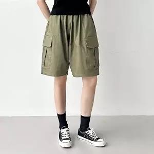 여자조거바지조 여성 베이직 데일리 스타일 밴딩팬츠 포딧 벌룬 카고 반바지 버뮤다