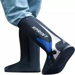 남녀용 리플렉터가 있는 방수 신발 커버 지퍼 논슬립 접이식 재사용 가능한 레인 부츠