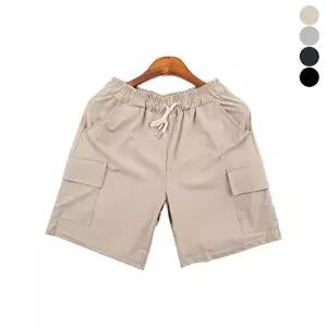 면반바지 허리밴딩 반바지 숏팬츠 여름 스판끼 여자 카고 4색