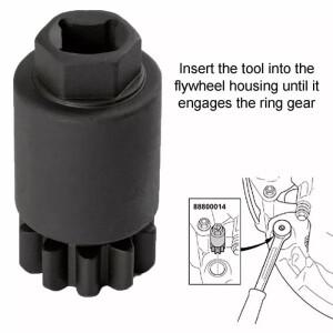 88800014 플라이휠 터닝 도구 블랙 볼보 호환 D11 D13 D16 맥 트럭 MP7 MP8 MP10 용 2008 엔진 차단