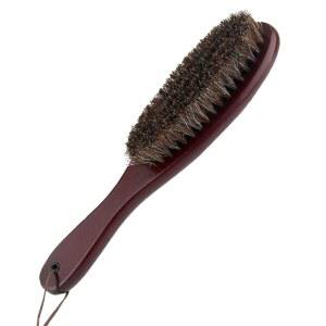 코카콜라 의류 브러시 진정한 부드러운 말털과 코트 남성용 나무 손잡이가 있는 보푸라기 제거 남성 정장 신발 재킷 가구 자동차 매트 및 반려동물 털 (1팩(호두나무 나무))