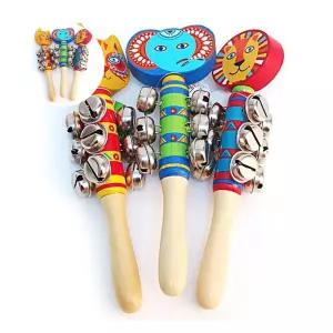 해피타운_애니멀 징글탭_랜덤발송 장난감 원목 징글탭