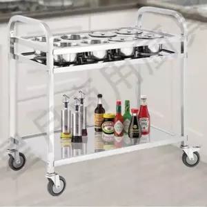 업소용 양념 카트 트롤리 조미료 스텐 샤브샤브 서빙