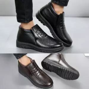 방한부츠 털신발 남성방한화 기모안감 효도화 신사화 방한화 방한부츠 털워커 겨울로퍼