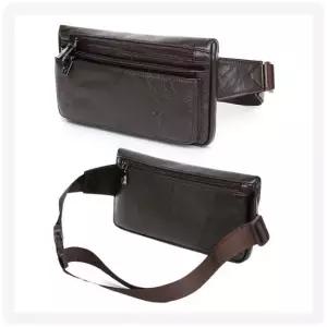 가죽 보조 가방 힙색 웨이스트 여행 허리색 브라운 여자가죽힙색 여자힙색 가죽슬링백