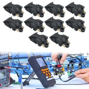 전기 주전자 스위치 온도조절기 온도 제어 장비용 2 핀 키트 10개 16A 250V