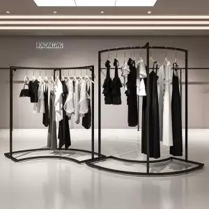 곡선 옷걸이 디피 매장 스탠드 코트 스텐 걸이 옷가게