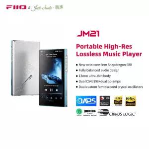 FiiO JM21 안드로이드 13 고해상도 음악 플레이어 MP3 Snapdragon 680 Bluetooth WiFi USB DAC 12.5H 재생