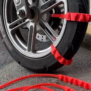 케이블타이식 오토바이 스노우체인 일회용 1P 타이어 타이어체인