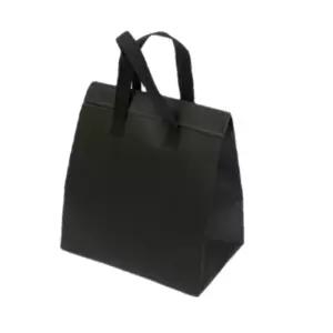 중형 블랙 내부 은박 보냉가방 보온가방 직장인 도시 보냉백 보냉쇼핑백