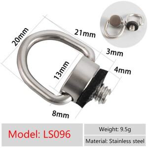 1/4 스트랩 나사 D 링 카메라 마운트  액세서리 용 인치 퀵 릴리스 플레이트 어댑터